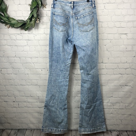 IDYLLWIND Drexel Rebel Mid Rise Bootcut Jeans size 8 Long - Picture 3 of 7